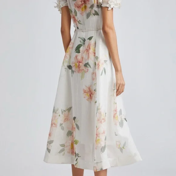 Zimmermann liftoff flower midi dress - Picture 5 of 15